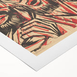 Expressionist Art: The Mocking of Christ | Powerful Otto Lange Print