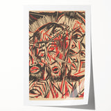 Expressionist Art: The Mocking of Christ | Powerful Otto Lange Print