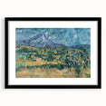 Impressionist Landscape Wall Art - Mont Sainte-Victoire by Cézanne
