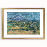 Impressionist Landscape Wall Art - Mont Sainte-Victoire by Cézanne