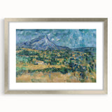 Impressionist Landscape Wall Art - Mont Sainte-Victoire by Cézanne