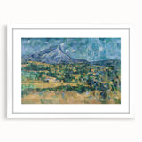 Impressionist Landscape Wall Art - Mont Sainte-Victoire by Cézanne