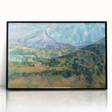 Impressionist Landscape Wall Art - Mont Sainte-Victoire by Cézanne