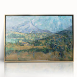 Impressionist Landscape Wall Art - Mont Sainte-Victoire by Cézanne