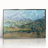 Impressionist Landscape Wall Art - Mont Sainte-Victoire by Cézanne