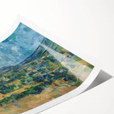 Impressionist Landscape Wall Art - Mont Sainte-Victoire by Cézanne