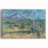 Impressionist Landscape Wall Art - Mont Sainte-Victoire by Cézanne