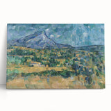 Impressionist Landscape Wall Art - Mont Sainte-Victoire by Cézanne