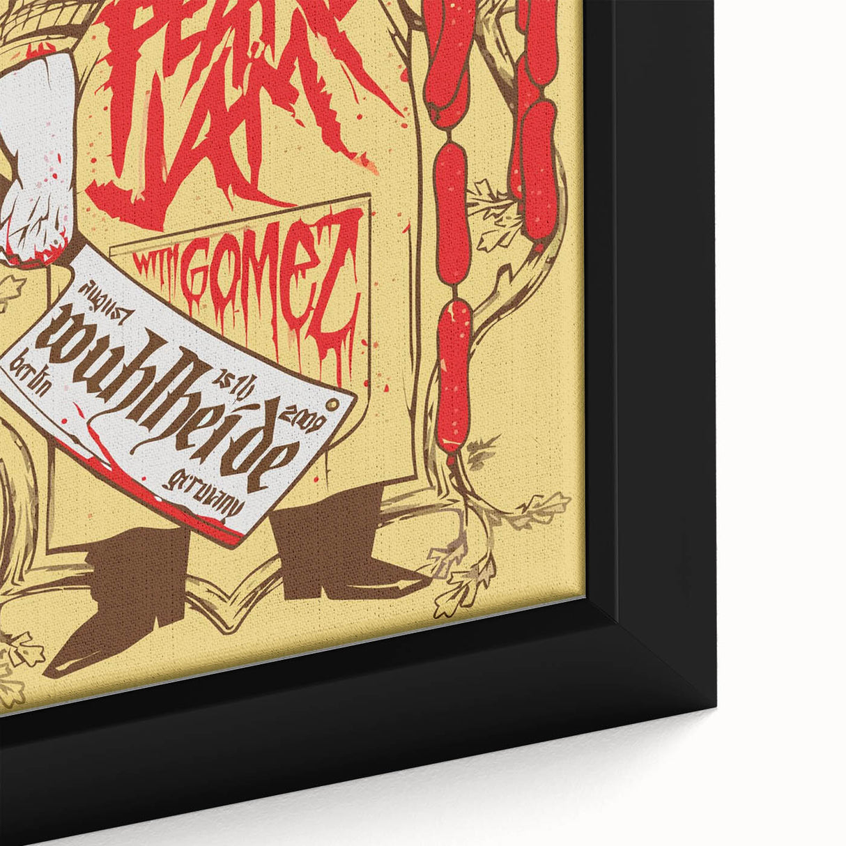 Pearl Jam Concert Poster - Retro Rock Art with Bold Graphics