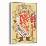 Pearl Jam Concert Poster - Retro Rock Art with Bold Graphics