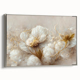 Large Floral Canvas Wall Art – Modern Living Room Décor