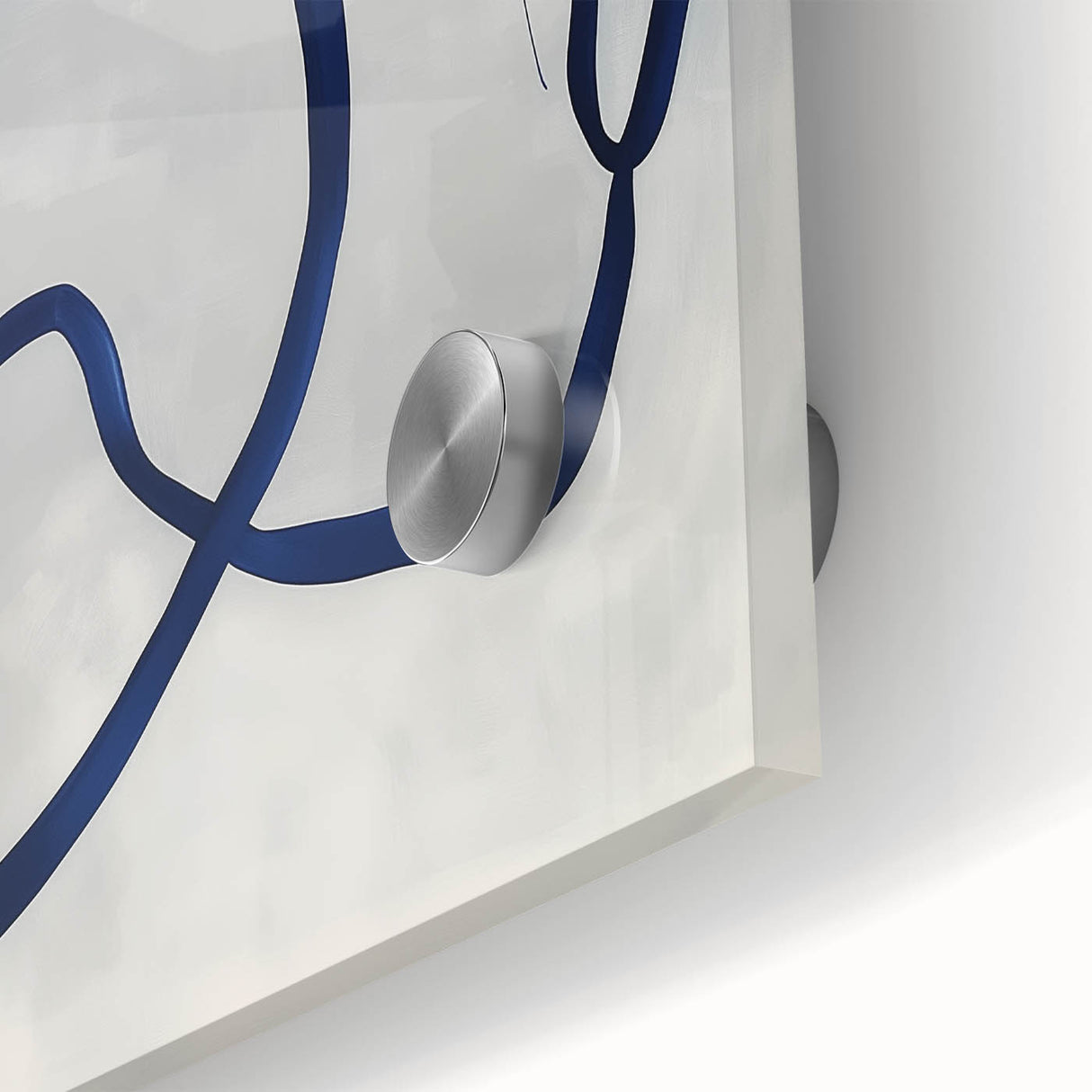Contemporary Abstract Canvas – Blue Minimalist Modern Wall Art