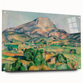 French Impressionist Landscape Art - Mont Sainte-Victoire by Cézanne