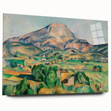 French Impressionist Landscape Art - Mont Sainte-Victoire by Cézanne