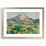 French Impressionist Landscape Art - Mont Sainte-Victoire by Cézanne
