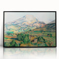 French Impressionist Landscape Art - Mont Sainte-Victoire by Cézanne