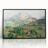 French Impressionist Landscape Art - Mont Sainte-Victoire by Cézanne