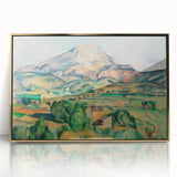 French Impressionist Landscape Art - Mont Sainte-Victoire by Cézanne
