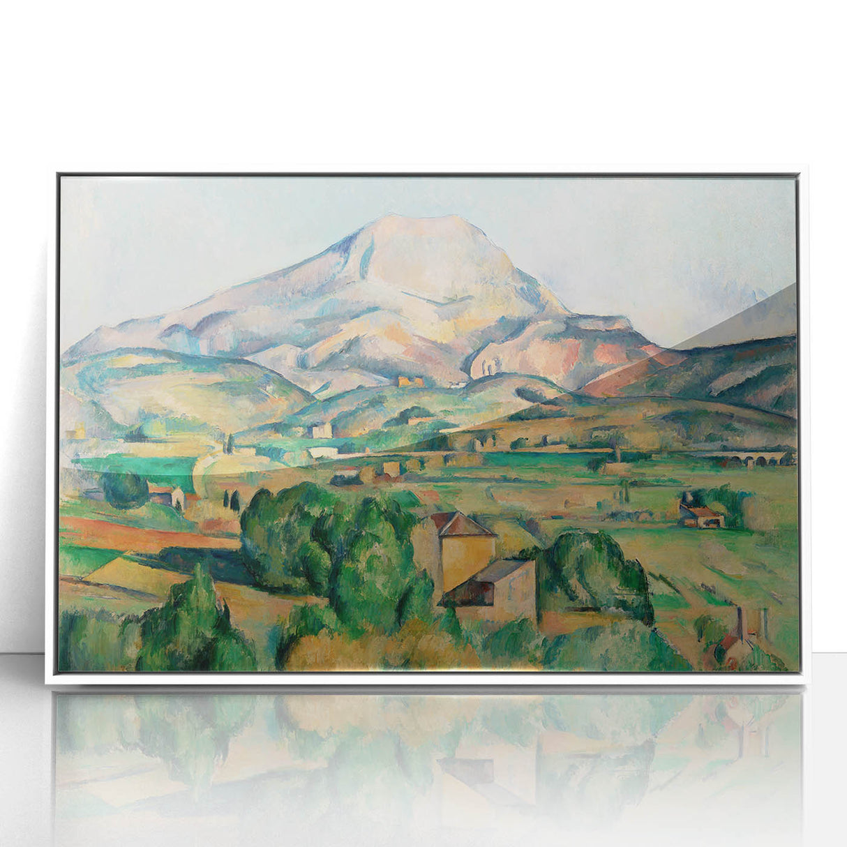 French Impressionist Landscape Art - Mont Sainte-Victoire by Cézanne