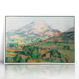 French Impressionist Landscape Art - Mont Sainte-Victoire by Cézanne