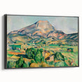 French Impressionist Landscape Art - Mont Sainte-Victoire by Cézanne
