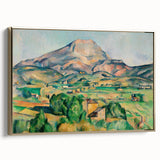 French Impressionist Landscape Art - Mont Sainte-Victoire by Cézanne