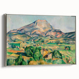 French Impressionist Landscape Art - Mont Sainte-Victoire by Cézanne