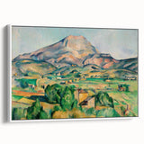French Impressionist Landscape Art - Mont Sainte-Victoire by Cézanne