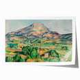 French Impressionist Landscape Art - Mont Sainte-Victoire by Cézanne