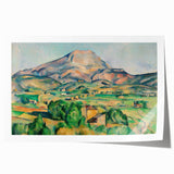 French Impressionist Landscape Art - Mont Sainte-Victoire by Cézanne