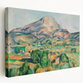 French Impressionist Landscape Art - Mont Sainte-Victoire by Cézanne