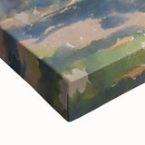 Enigmatic Forest Wall Art - Serene Woodland Scene in Watercolor Shades