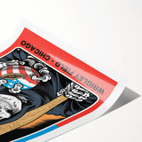 Pearl Jam Concert Poster - Retro Rock Art with Bold Design