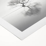 Acrylic Dining Room Artwork - Black and White Nature Reflection