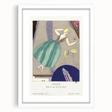 Stylish Art Deco Wall Art - Mirage Fashion Illustration Print