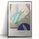 Stylish Art Deco Wall Art - Mirage Fashion Illustration Print