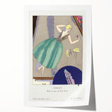 Stylish Art Deco Wall Art - Mirage Fashion Illustration Print