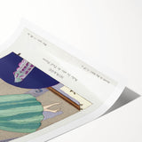 Stylish Art Deco Wall Art - Mirage Fashion Illustration Print