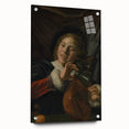 Baroque Art Print | Joyful Musician with Lute | Classic Art Piece