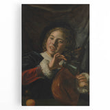 Baroque Art Print | Joyful Musician with Lute | Classic Art Piece