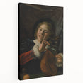 Baroque Art Print | Joyful Musician with Lute | Classic Art Piece