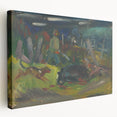Expressionist Hunting Scene – Bold Abstract Boar Hunt Wall Art