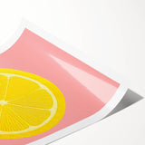 Extra large wall art featuring line art flowers in black on white, rolled print format.