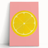 Black and white photographic print on canvas featuring assorted fruits, ideal for kitchen wall art.