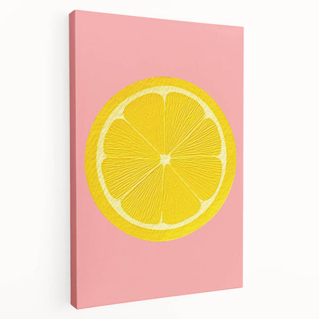 Large canvas print featuring an array of vibrant fruits, ideal for kitchen wall art.