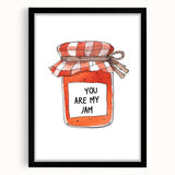 Extra large abstract art print featuring a colorful, textured design on a framed canvas, ideal for living room decor.