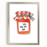 Textured abstract art print in earth tones, framed with a silver mat, suitable for bedroom wall decor.