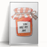 Acrylic print of a modern art deco poster featuring geometric shapes in pastel shades, ideal for nursery wall art.