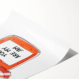 Extra large wall art featuring black and white line art flowers on a rolled print, suitable for large living room decor.