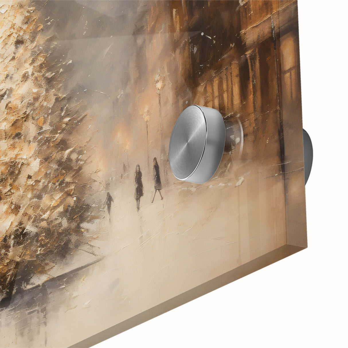 Enchanting City Christmas Tree – Elegant Christmas Wall Decor